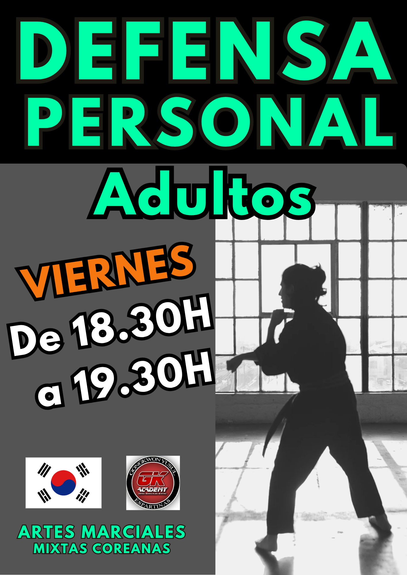 Curso defensa personal femenina
